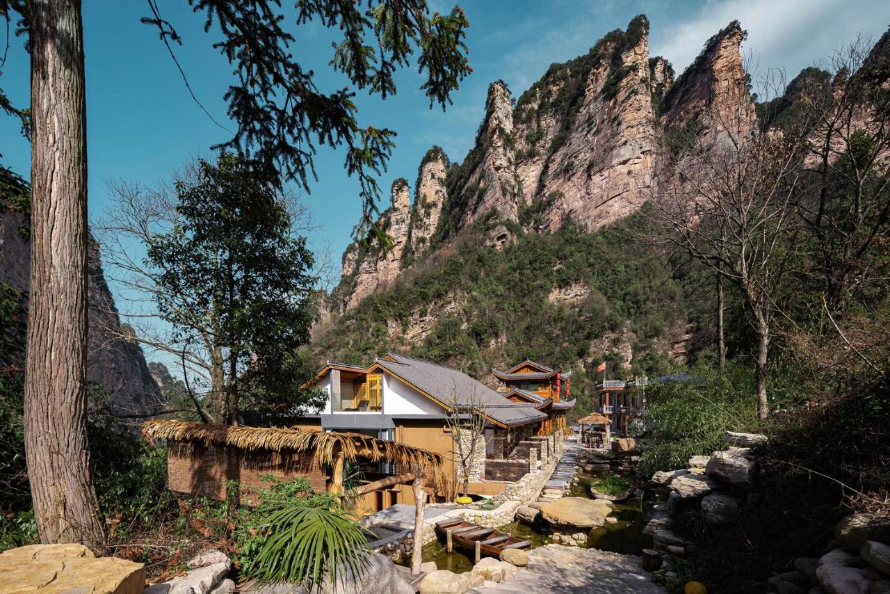 雾里观阵山 Foggy Valley Trương Gia Giới Ngoại thất bức ảnh