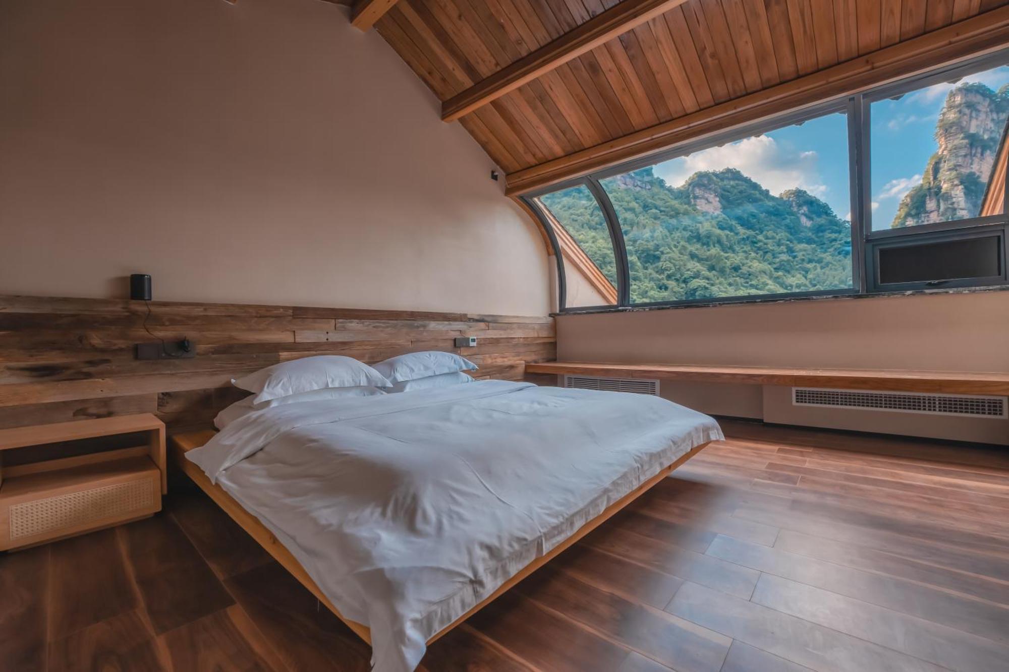 雾里观阵山 Foggy Valley Trương Gia Giới Ngoại thất bức ảnh