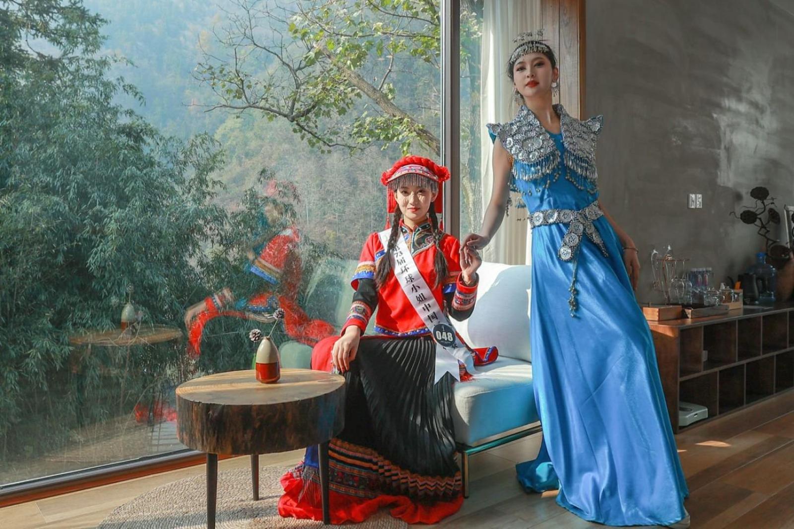 雾里观阵山 Foggy Valley Trương Gia Giới Ngoại thất bức ảnh